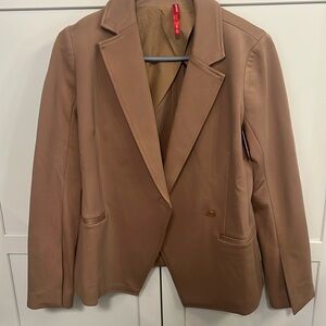 Blazer, tan, small, never worn, runs large and lose